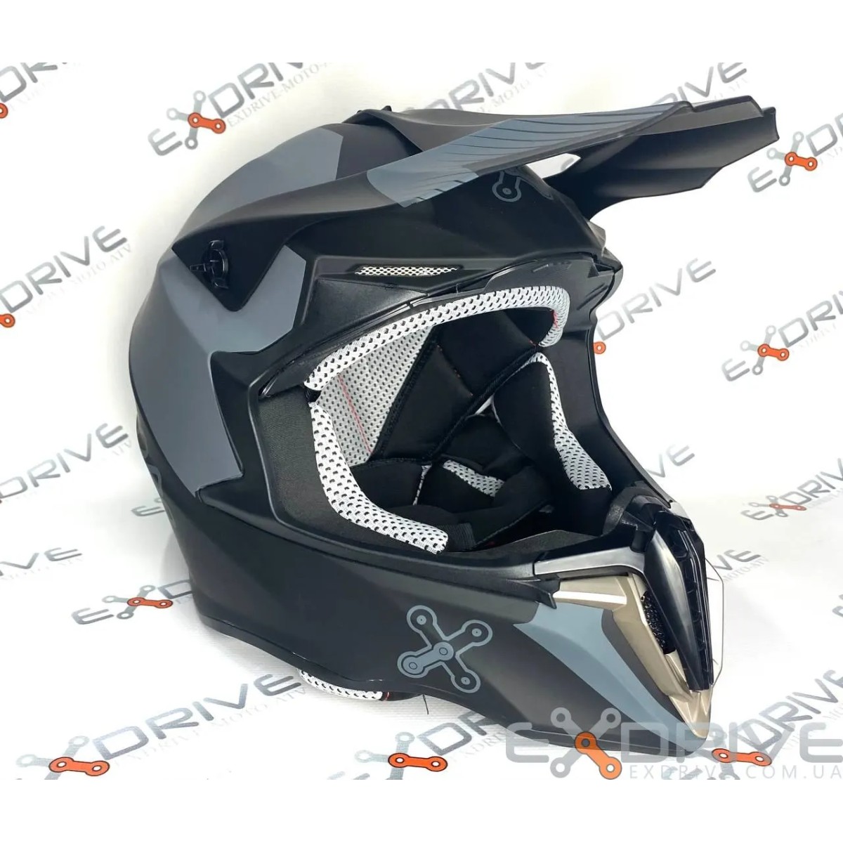 Шолом EX-806 AMOQ Black фото 2