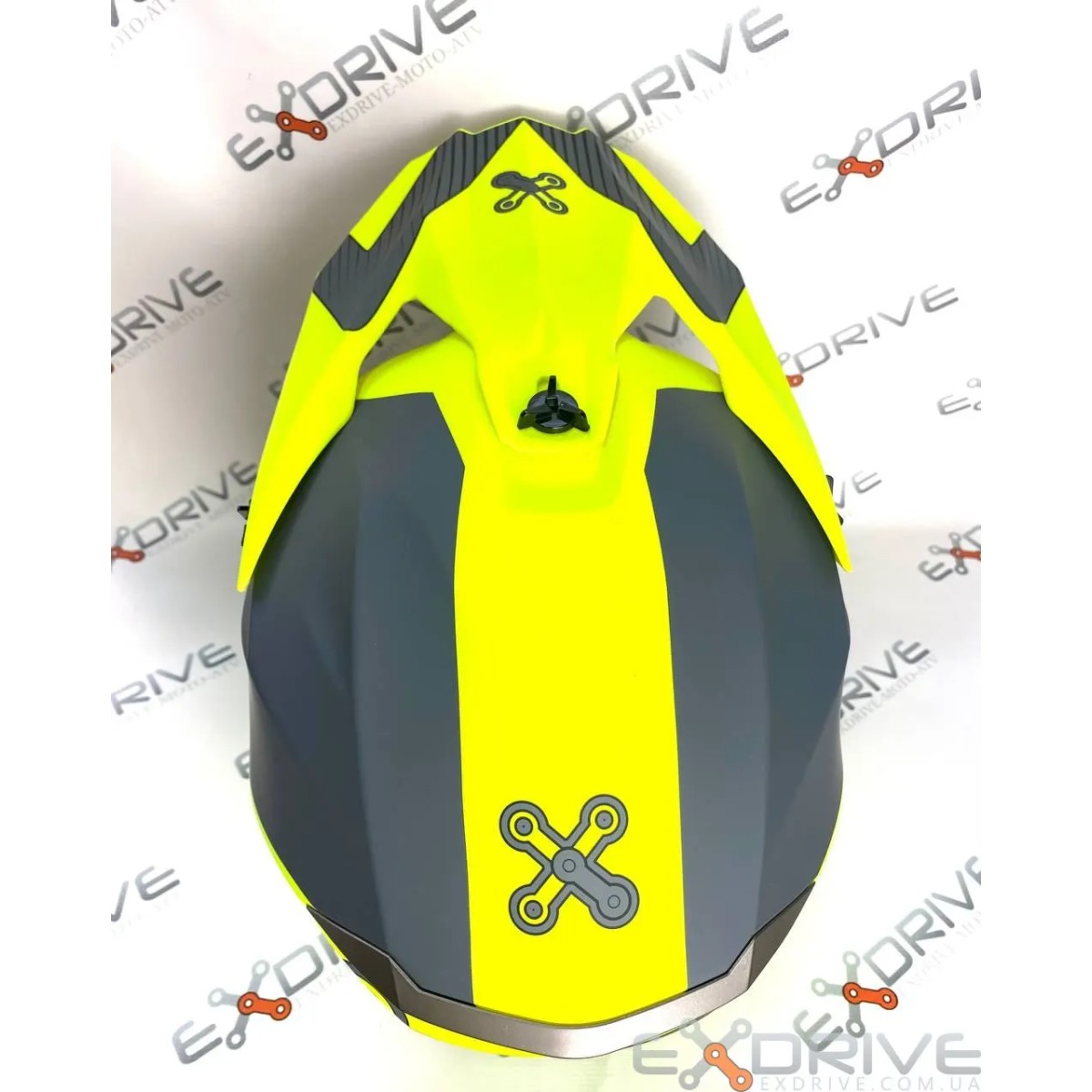 Шолом EX-806 AMOQ Hivis фото 3