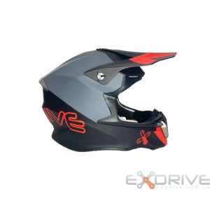 Шолом EX-806 AMOQ Black-Red