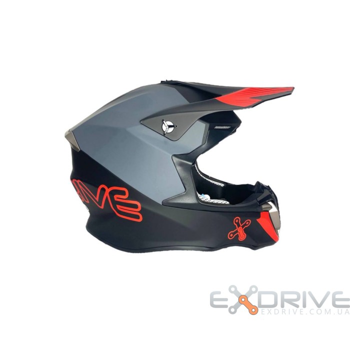 Шолом EX-806 AMOQ Black-Red