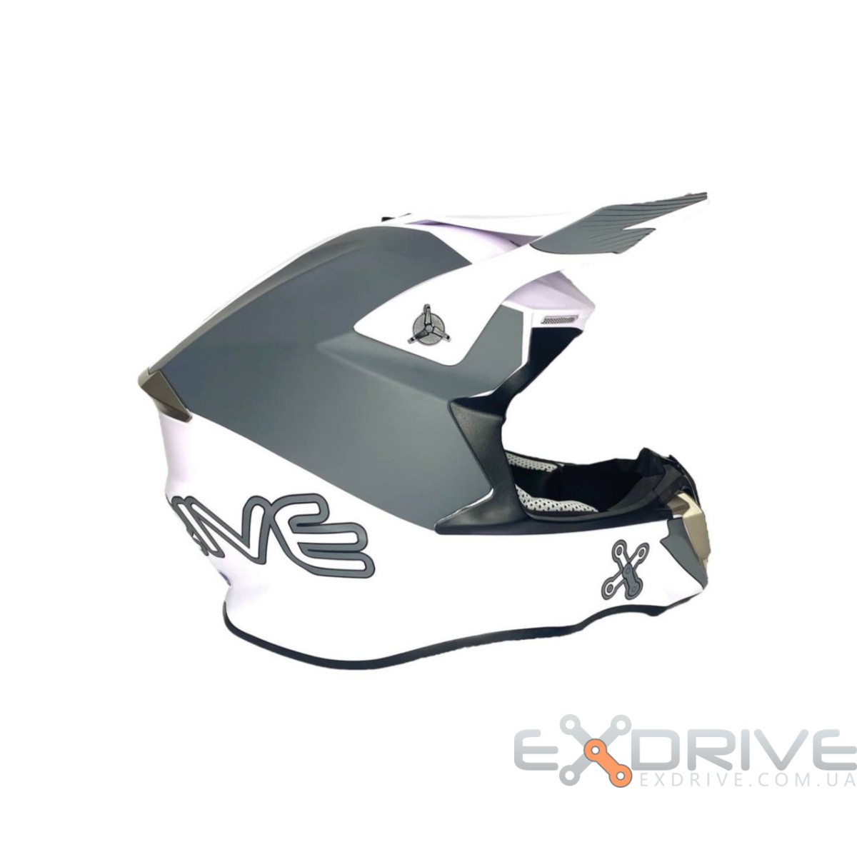Шоломи EX-806 AMOQ White фото 2