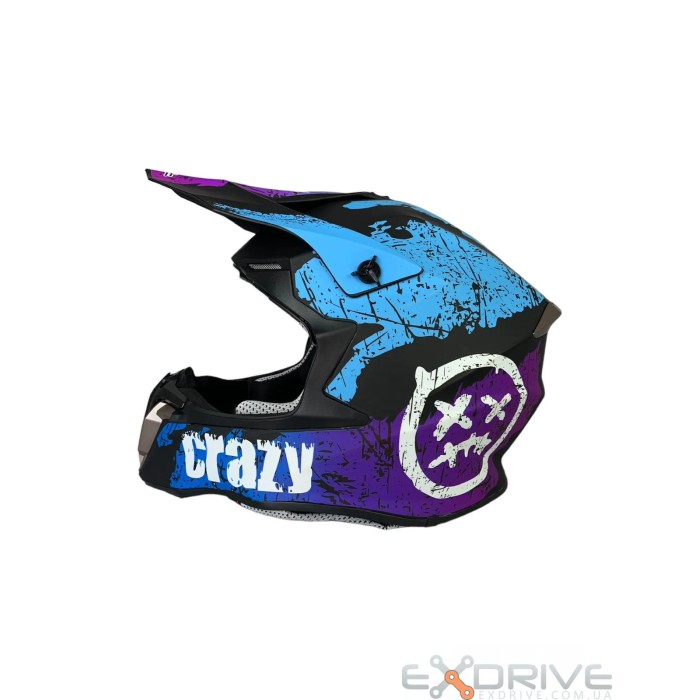 Шолом EX-806 CRAZY Blue