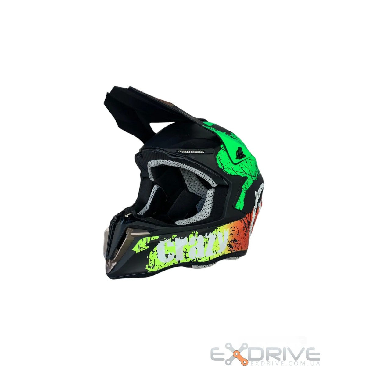 Шолом EX-806 CRAZY Green фото 3