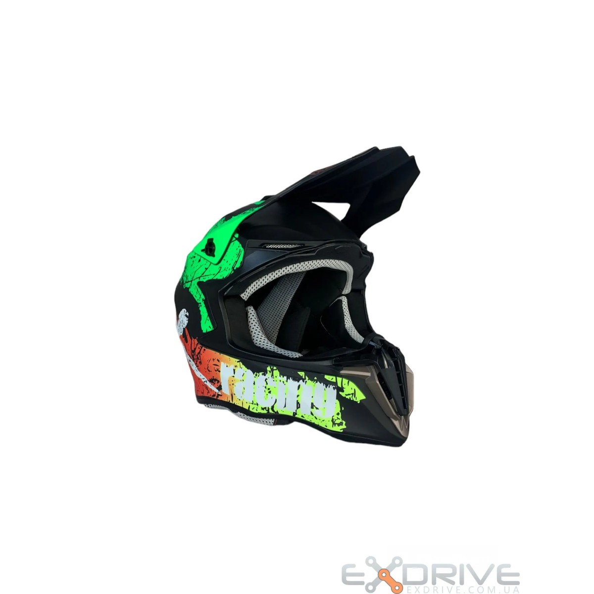 Шолом EX-806 CRAZY Green фото 4