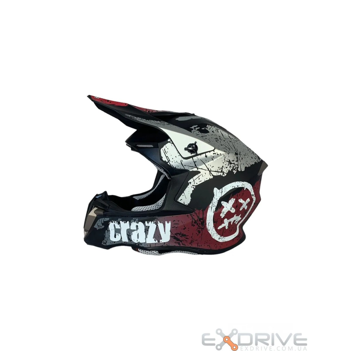 Шолом EX-806 CRAZY Red фото 1
