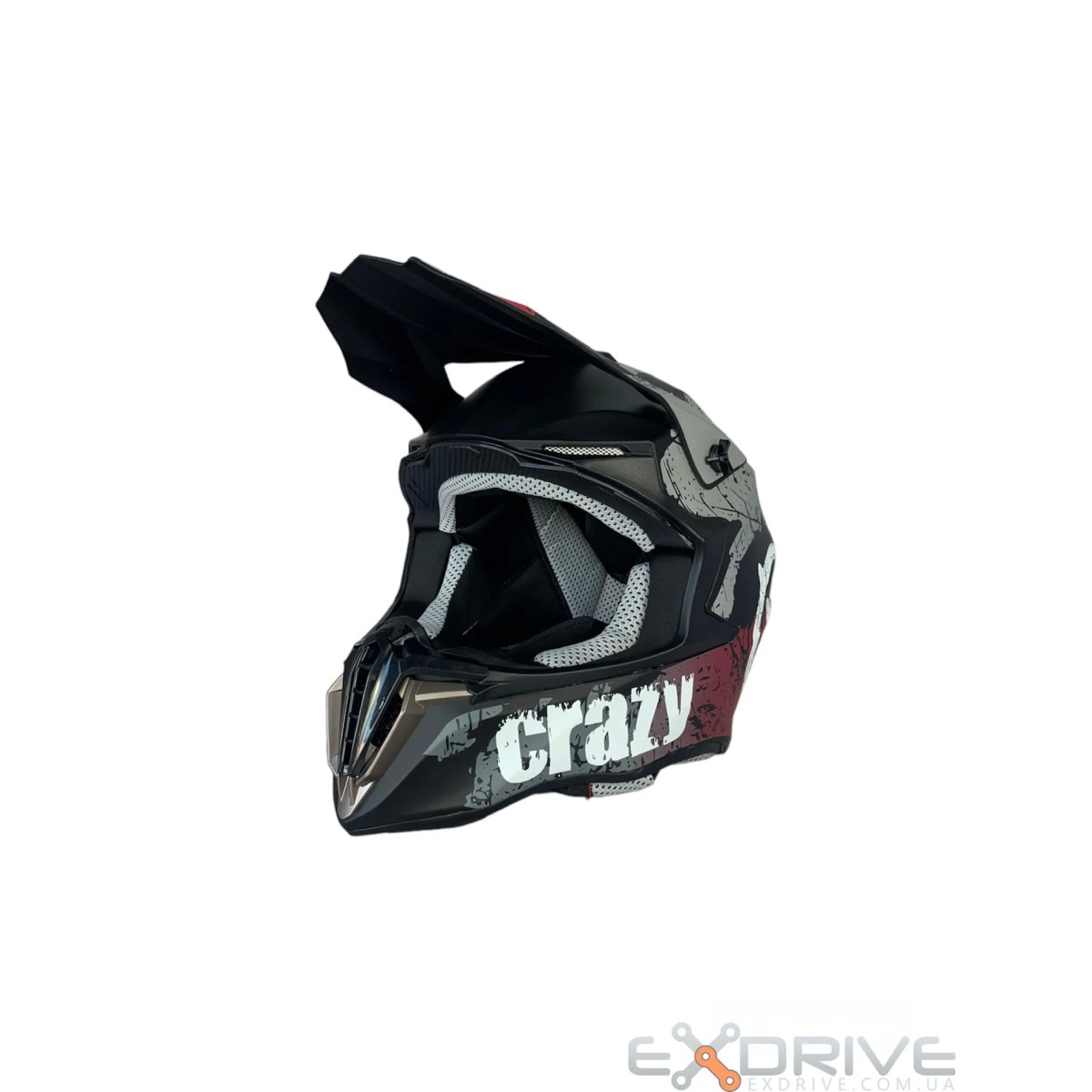 Шолом EX-806 CRAZY Red фото 3
