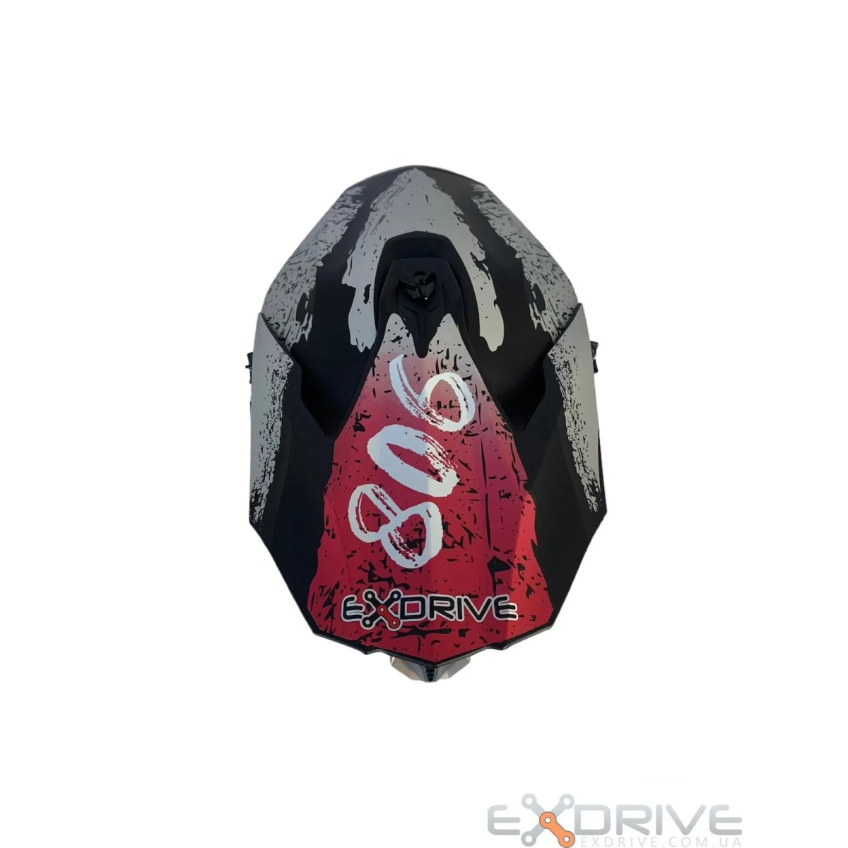 Шолом EX-806 CRAZY Red фото 4