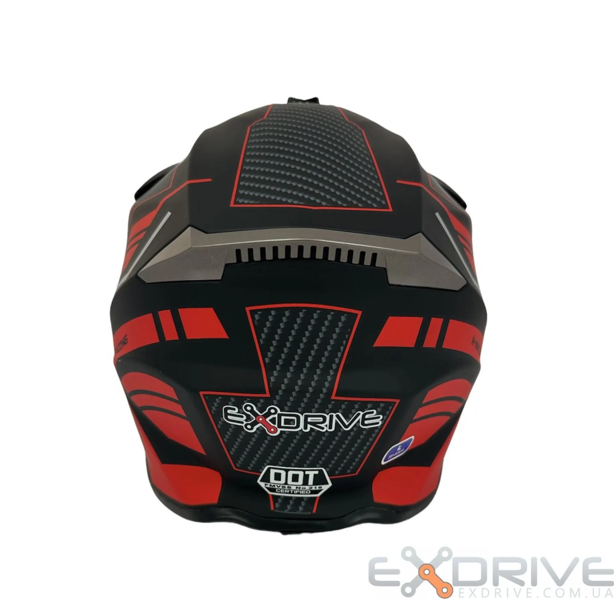 Шолом EX-806 Dazing Red фото 3