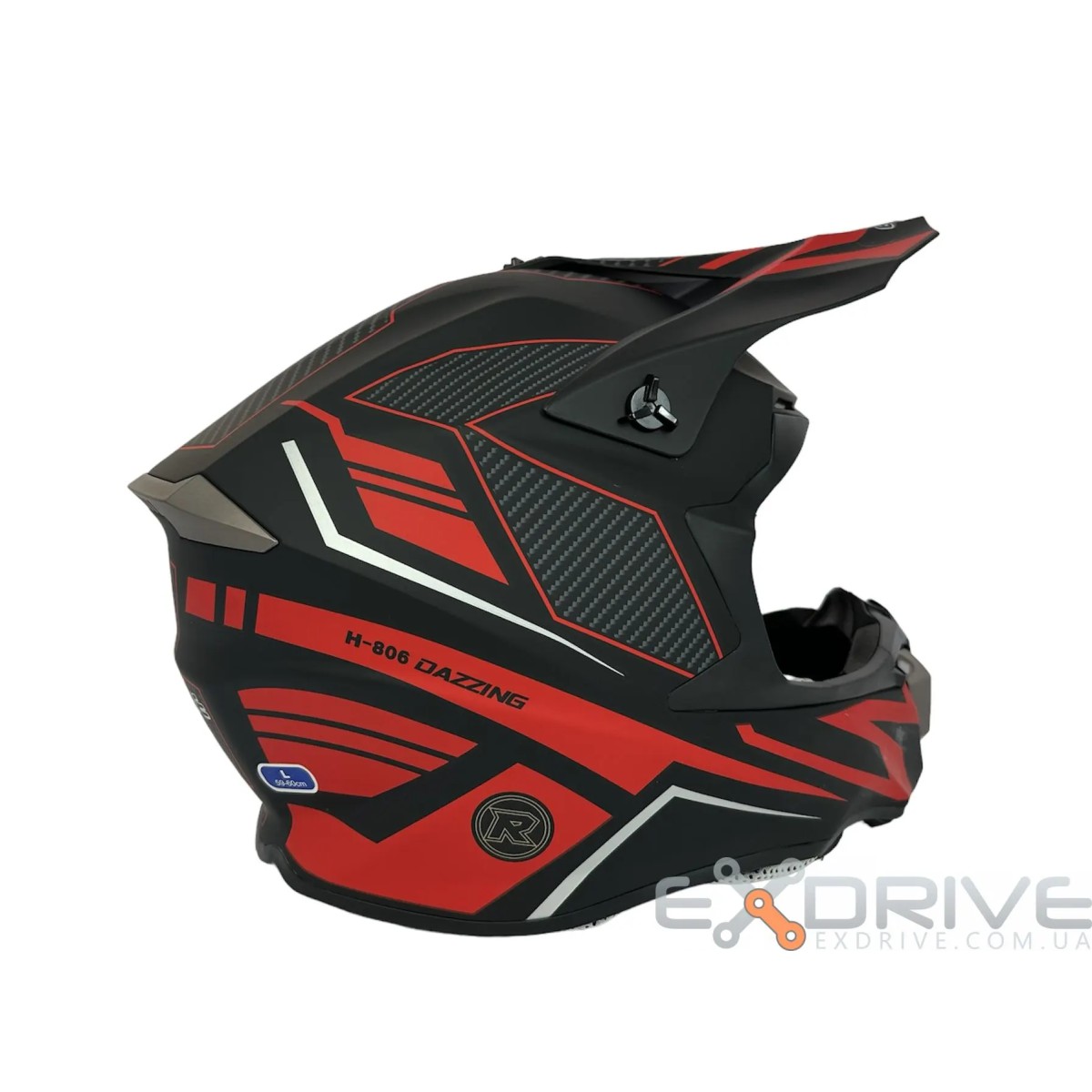 Шолом EX-806 Dazing Red фото 4