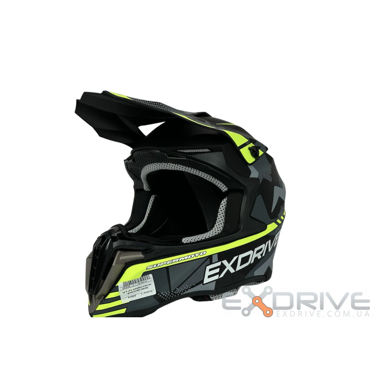 Шолом EX-806 MX Green black фото 10