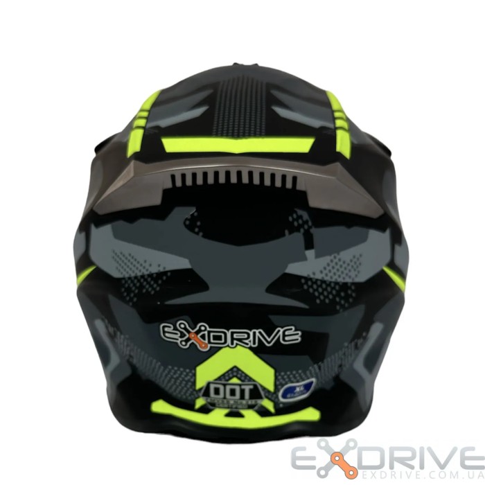 Шолом EX-806 MX Green black