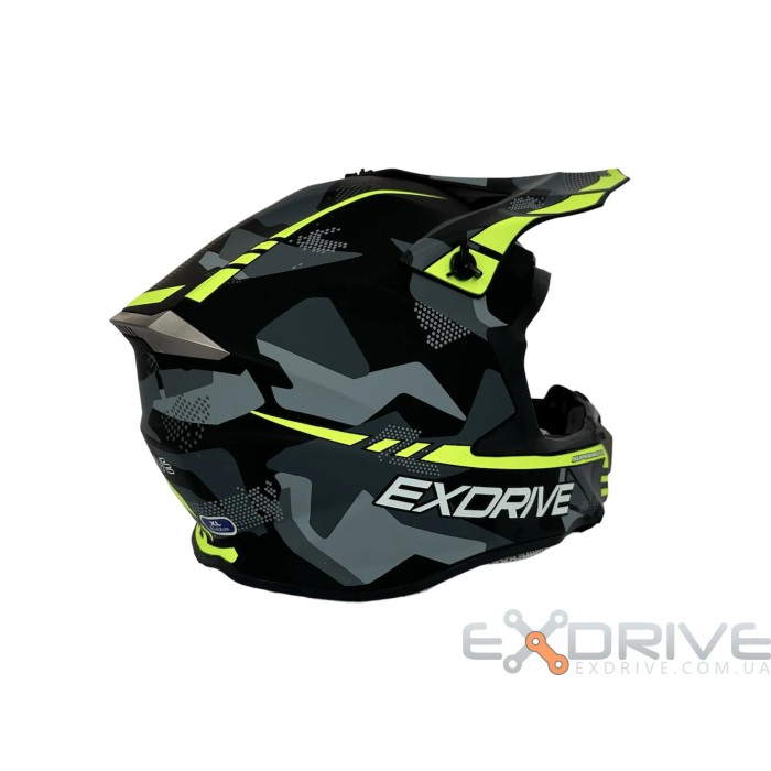 Шолом EX-806 MX Green black