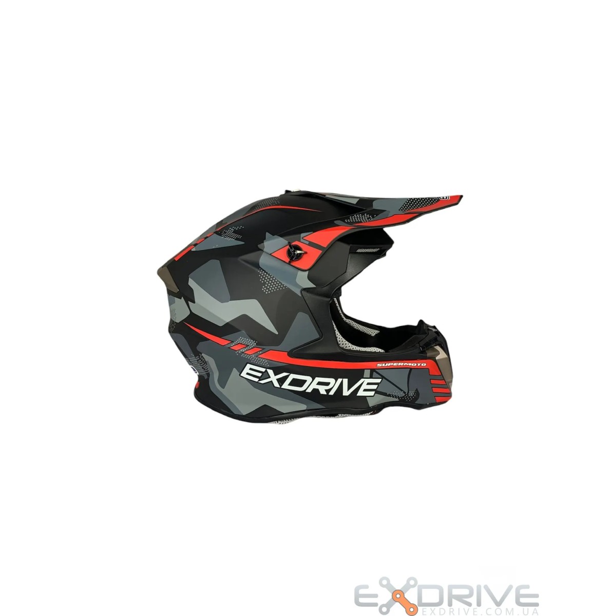 Шолом EX-806 MX Red black фото 2