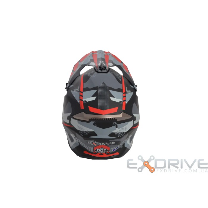 Шолом EX-806 MX Red black