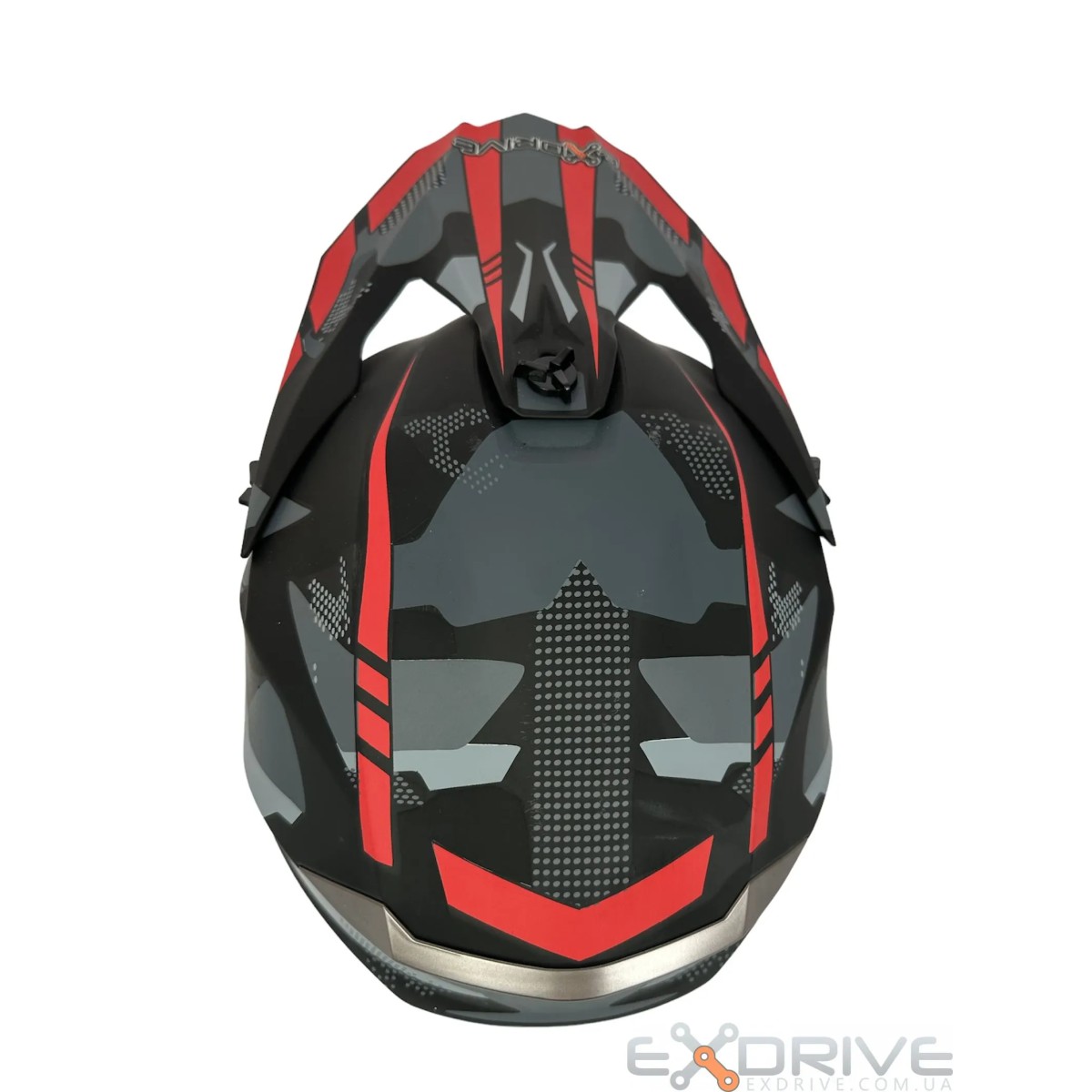 Шолом EX-806 MX Red black фото 5