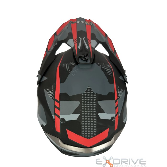 Шолом EX-806 MX Red black