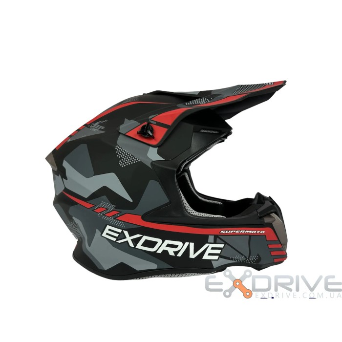 Шолом EX-806 MX Red black